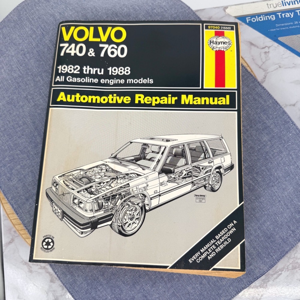 Haynes Volvo 740 760 Repair‎ Manual 1982-1988 Gasoline 97040 1550 Paperback